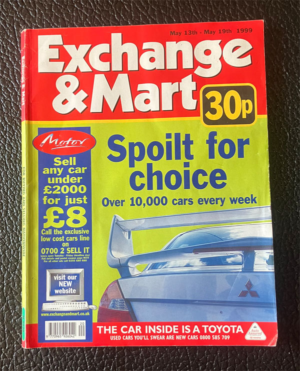 Exchange and Mart Exchange and Mart